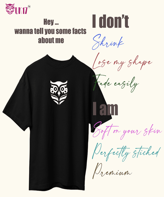 Dimag mat Khao Black printed Oversized t-shirt