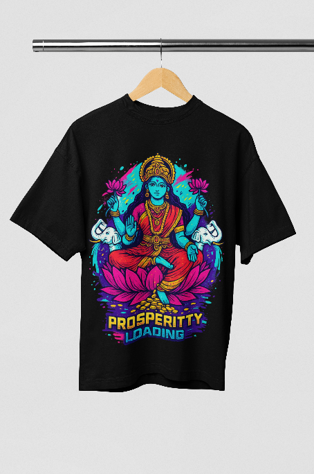 Prosperity by Lakshmiji Oversized Tshirt