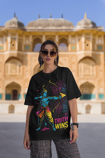 Truth Always Wins Luxury Oversized Tshirt