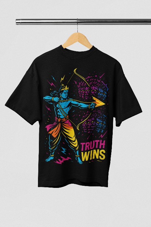 Truth Always Wins Luxury Oversized Tshirt