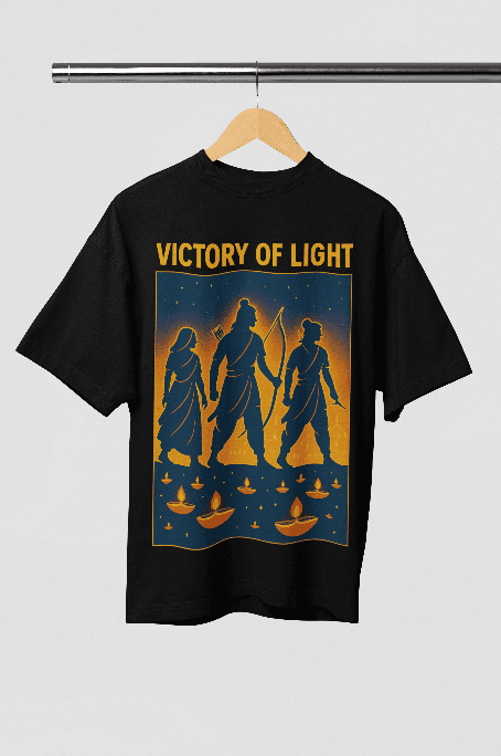 Victory of Light over Darkness Oversized Tshirt