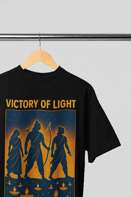 Victory of Light over Darkness Oversized Tshirt