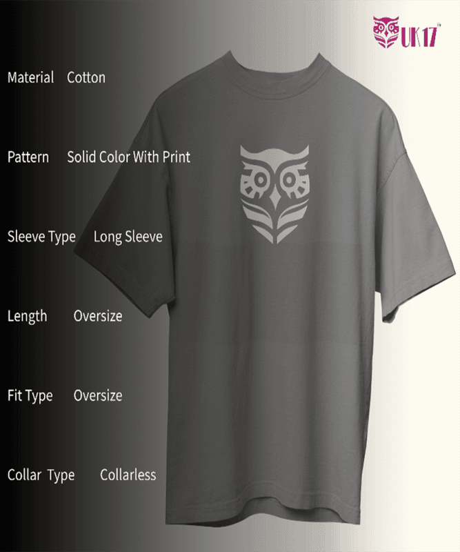 PEACE grey oversized tshirt