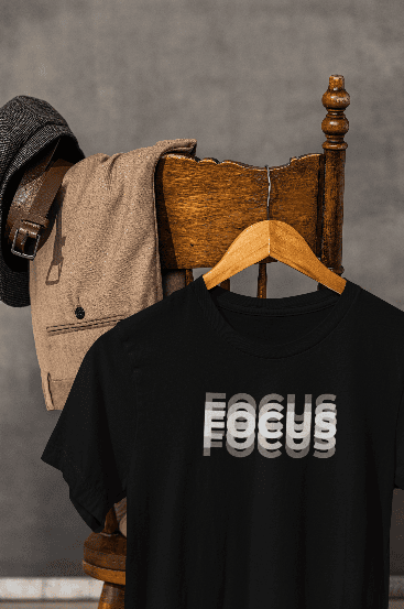 FOCUS Oversized black tshirt