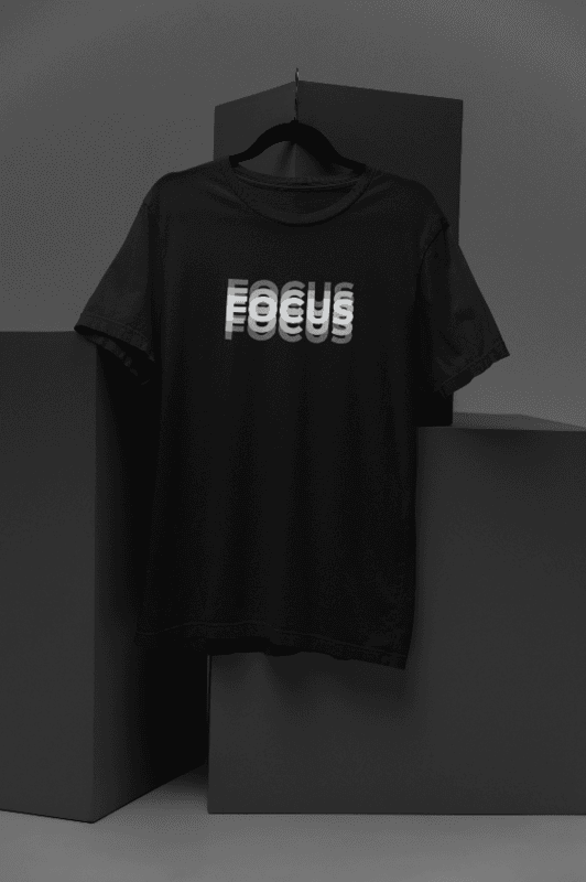 FOCUS Oversized black tshirt