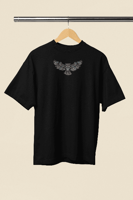 Dream Big Black Oversized Tshirt