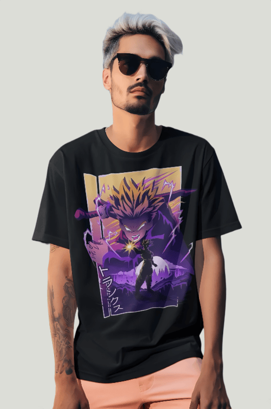 Super Hero Black oversized t-shirt